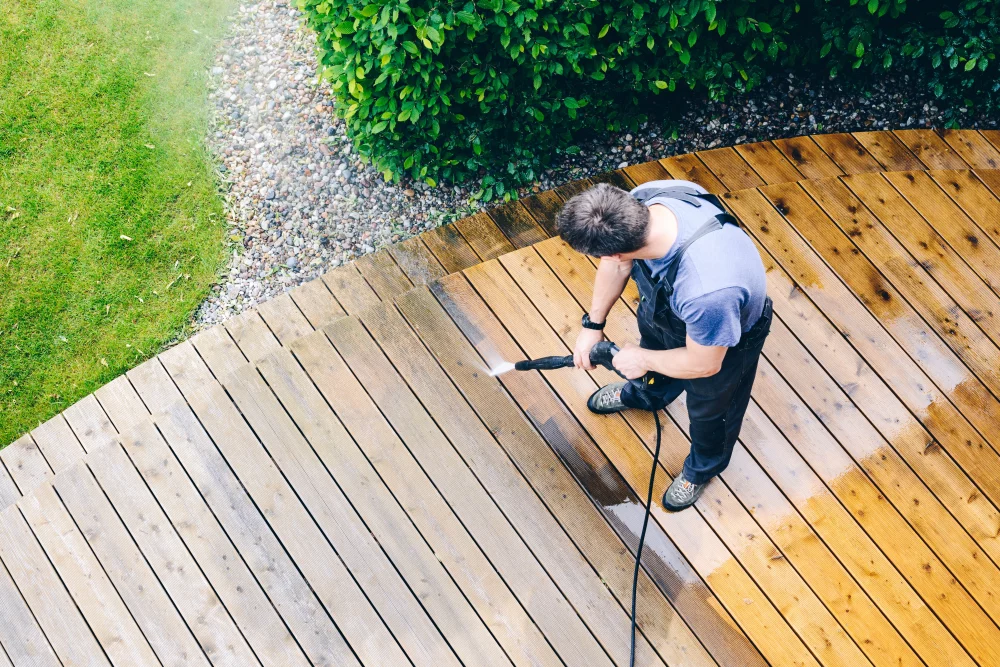 How To Pressure Wash A Wooden Deck Without Damaging It